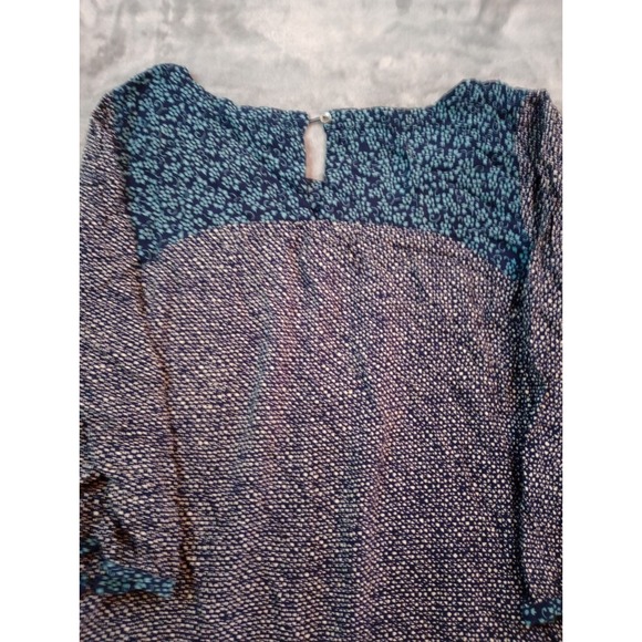 Holding Horses Anthropologie Dress Womens‎ Sz 8 Mixed Print Boho Lagenlook - Picture 4 of 16